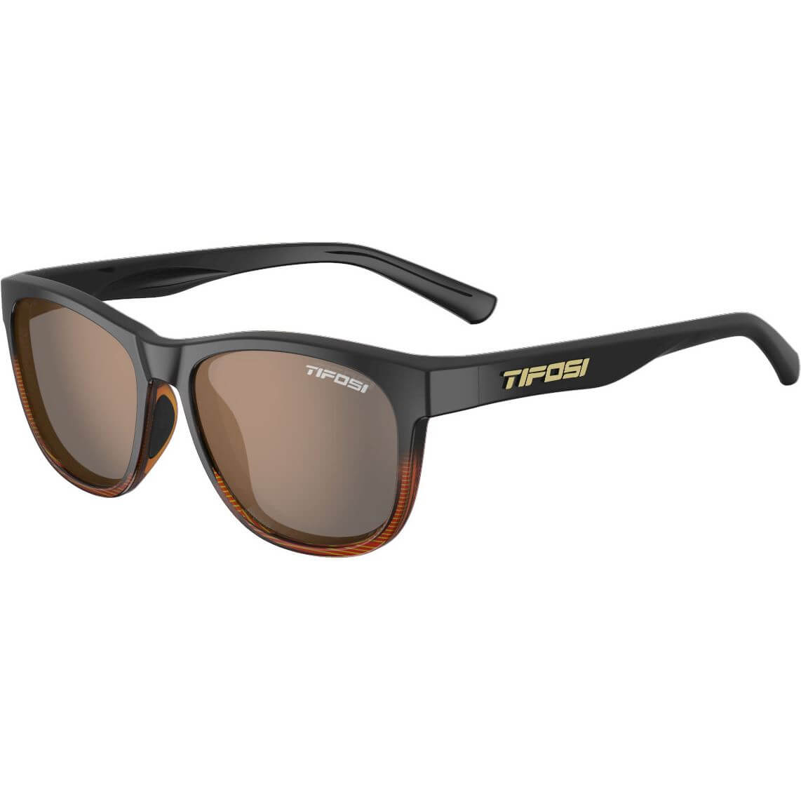 Tifosi-briller swank sortbrun