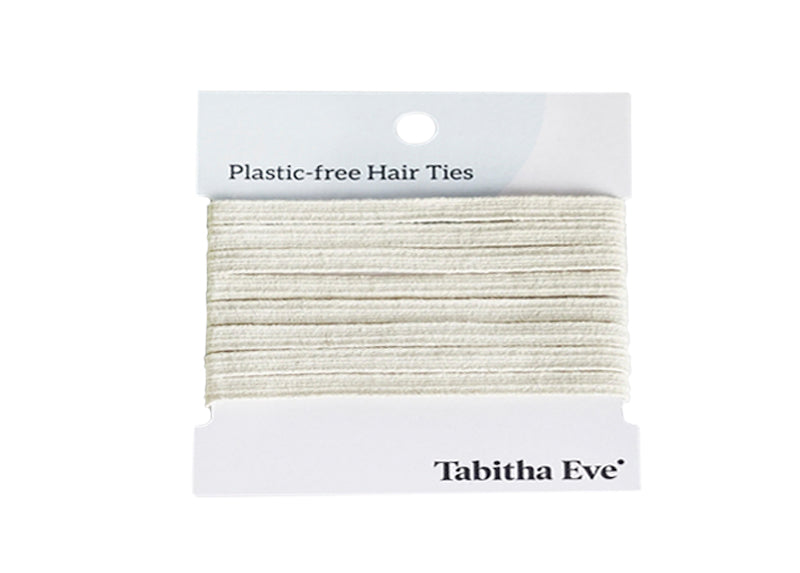 Tabitha Eve Plastic -Free Hair Rubber Bands 8 stykker creme