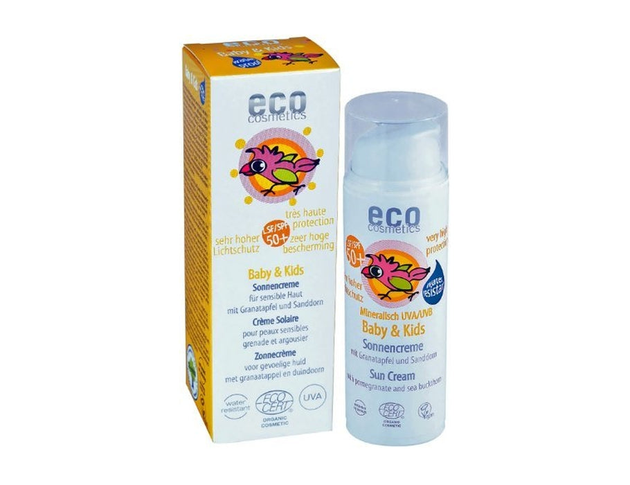 Eco Cosmetics Baby Sunscreen SPF 50 Granatæble