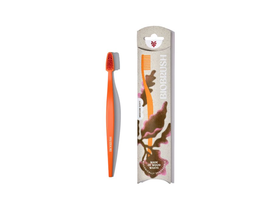 Biobrush biobrush tandbørste oranje