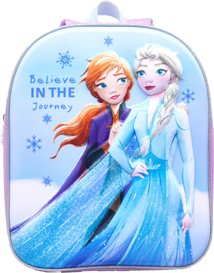 Disney Frozen Backpack 3d junior 8 liter lyseblå lilla