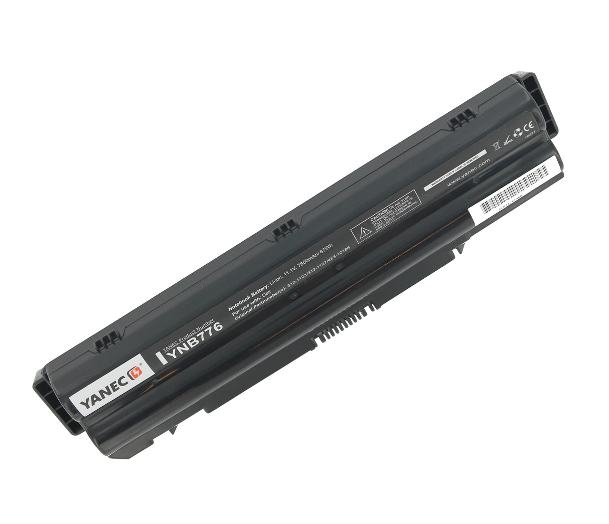 Yanec bærbar batteri udvidet 10,8V 7800mAh