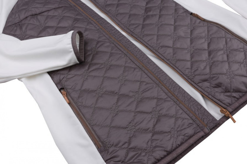 Hannah Outdoorvest Elsa Ladies Polyester White Grey Size 38