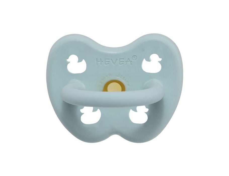 Hevea speen ortho 0-3 måneder babyblå