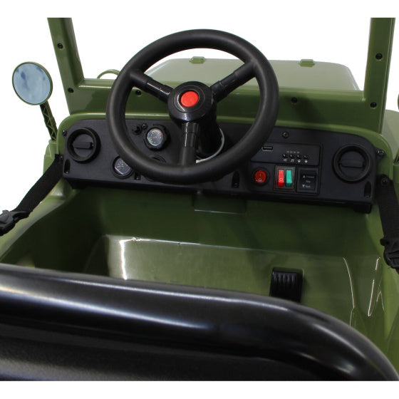 Jamara Willys MB Jeep 12v Batteri Vehicle Army Green