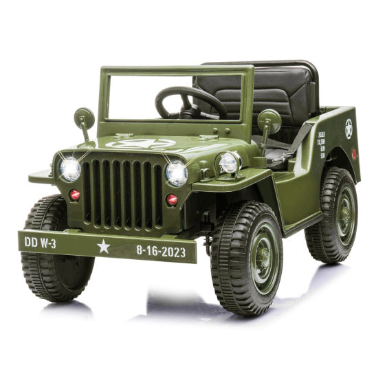 Jamara Willys MB Jeep 12v Batteri Vehicle Army Green