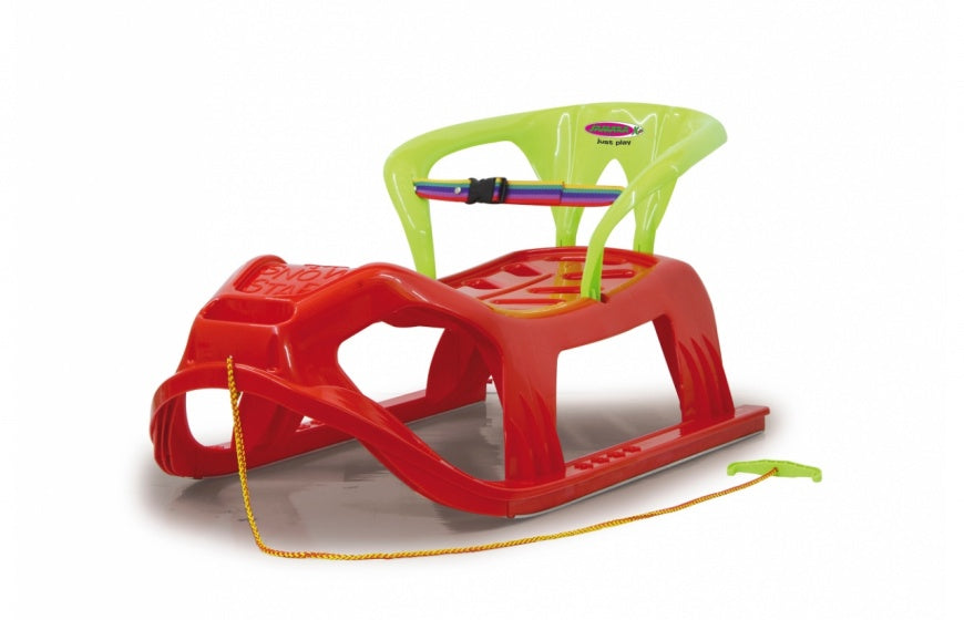Jamara Snow Star Slee med ryglæn 90 cm rød