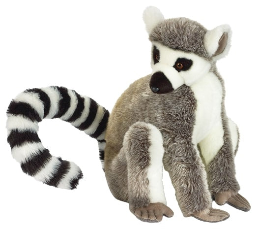 National Geographic Cuddle Lemur junior 50 cm plys grå
