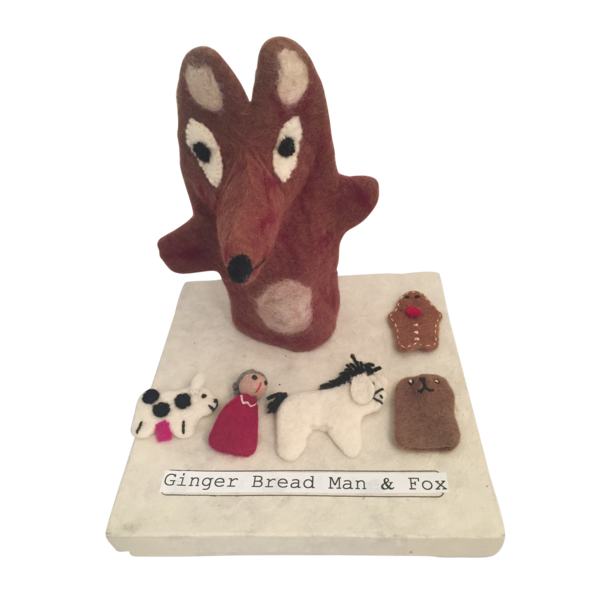 Papoose Toys Papoose Toys Storypupet Gingerbreadmanfox