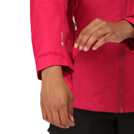 Regatta Caldale IV Rain Jacket Ladies Pink Størrelse XS