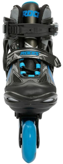 Roces inline skøjter Moody Tif 82A sort blå størrelse 30-35
