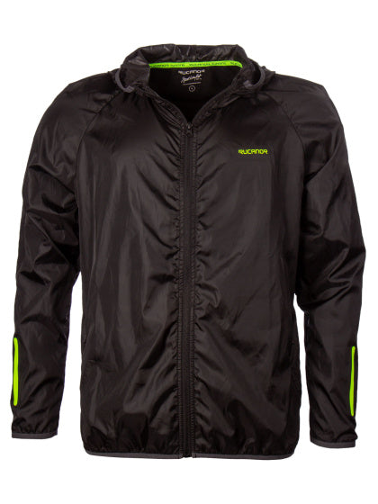 Rucanor Dylan Running Jacket Mænd sort størrelse m