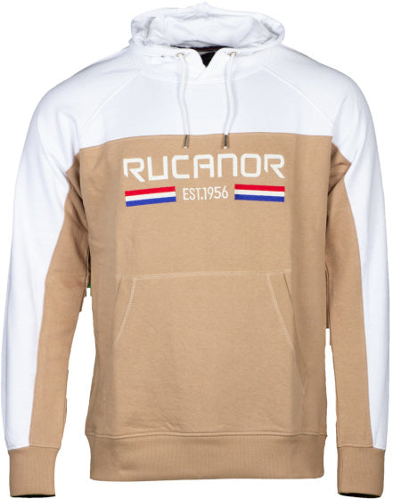 Rucanor Trevor Sweater Hoodie Men Wit Beige Størrelse XXL