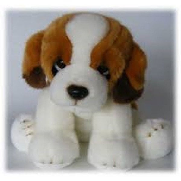 Siddende Sint Bernard 24cm