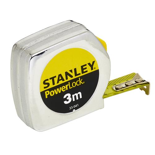 Stanley håndværktøj stanley målebånd 3mtr 13mm powerlock metal