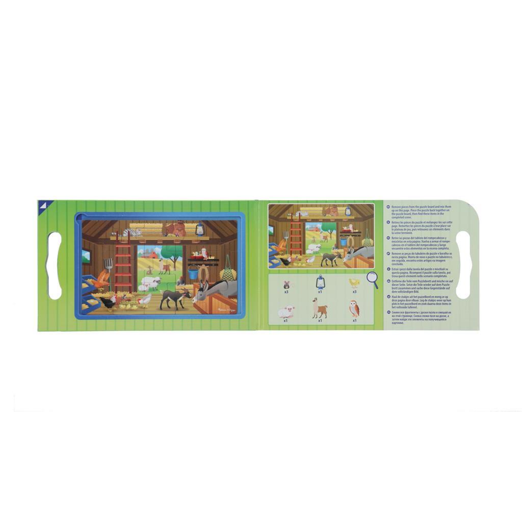 Melissa doug magnetisk puslespil safari 2x 15 brikker