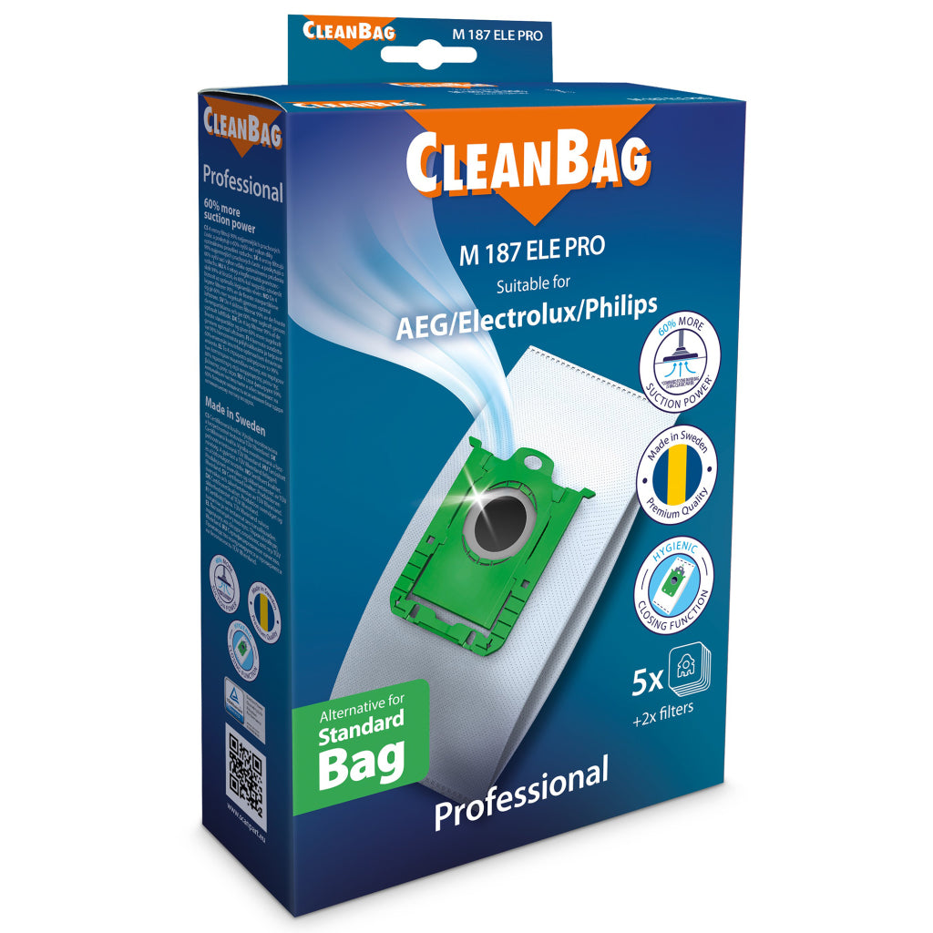 Scanpart cleanbag professionelle støvsugerposer 5 stk