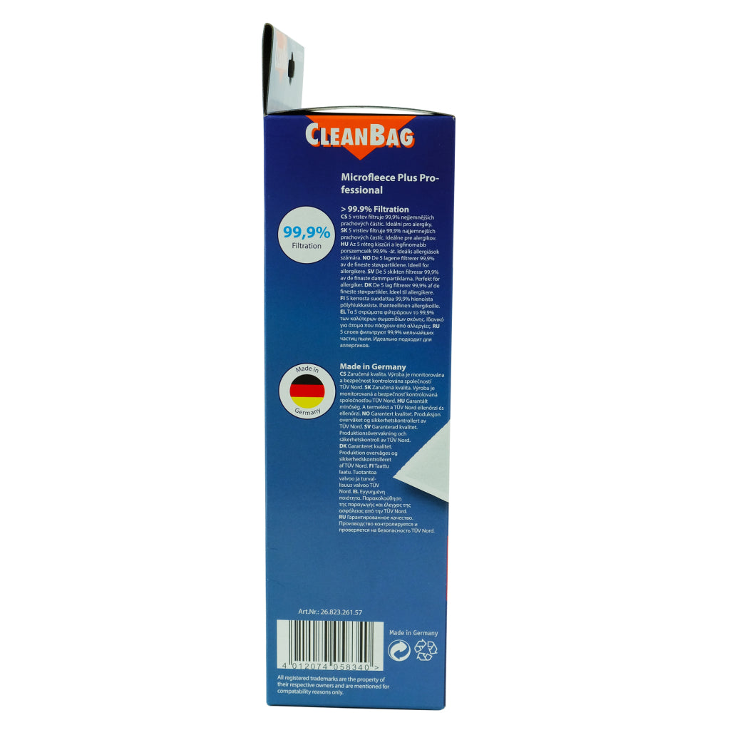Scanpart cleanbag støvpose m 157 mie pro miele 5 stk