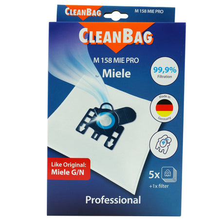Scanpart cleanbag støvpose m 158 mie pro miele 5 stk