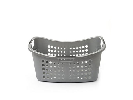 Curver victor vasketøjskurv ergo 50 liter sølv 24x39x59cm