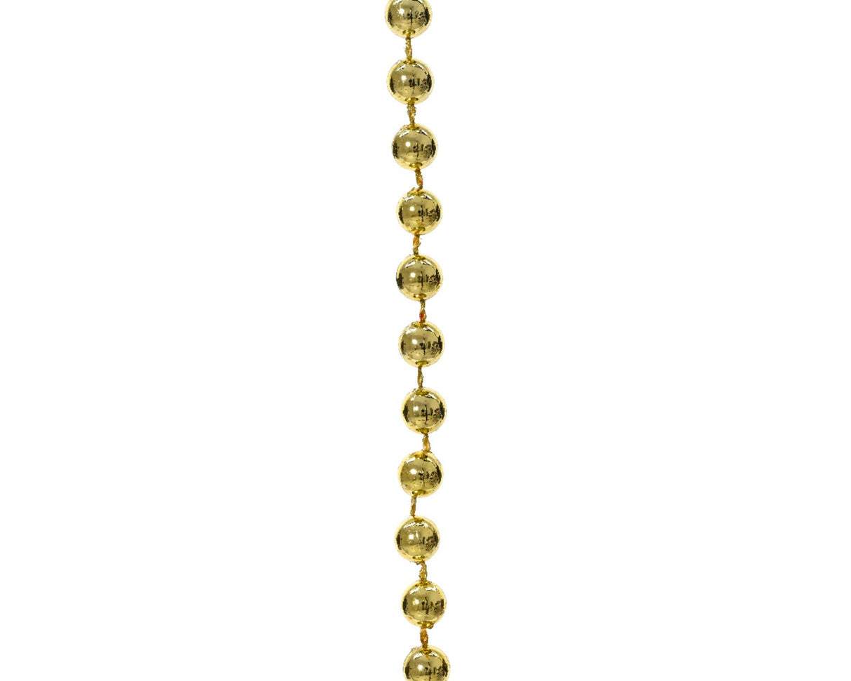 Decoris perleguirlande glans guld 10 meter