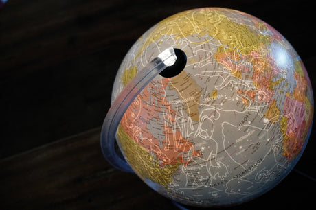 Atmosfæreklode - dag nat geografisk globus - 30cm - hollandsk - verdensklode