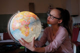 Atmosfæreklode - dag nat geografisk globus - 30cm - hollandsk - verdensklode