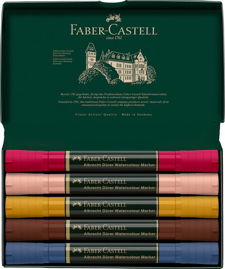 Faber castell fc-160307 wk25watercolor markør fc albrechtdürer 5 stykker portræt