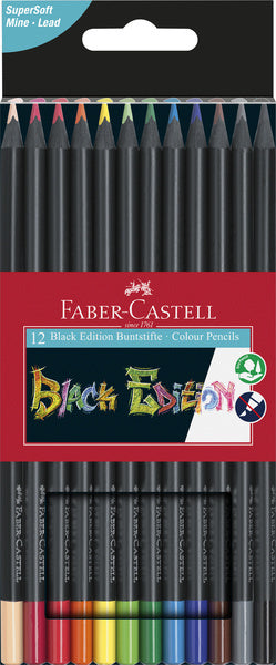 Faber castell farveblyant faber-castell sort udgave farveområde
