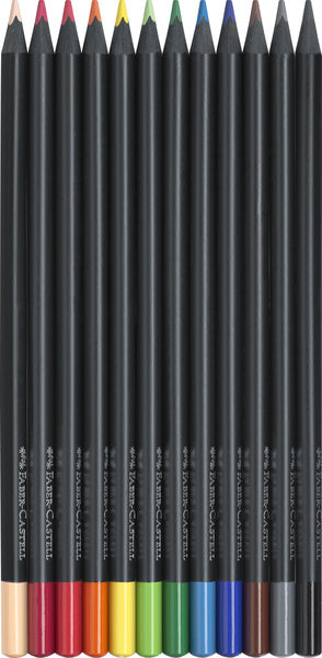 Faber castell farveblyant faber-castell sort udgave farveområde