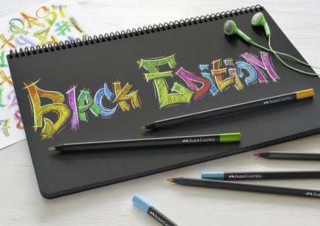Faber castell farveblyant faber-castell sort udgave farveområde