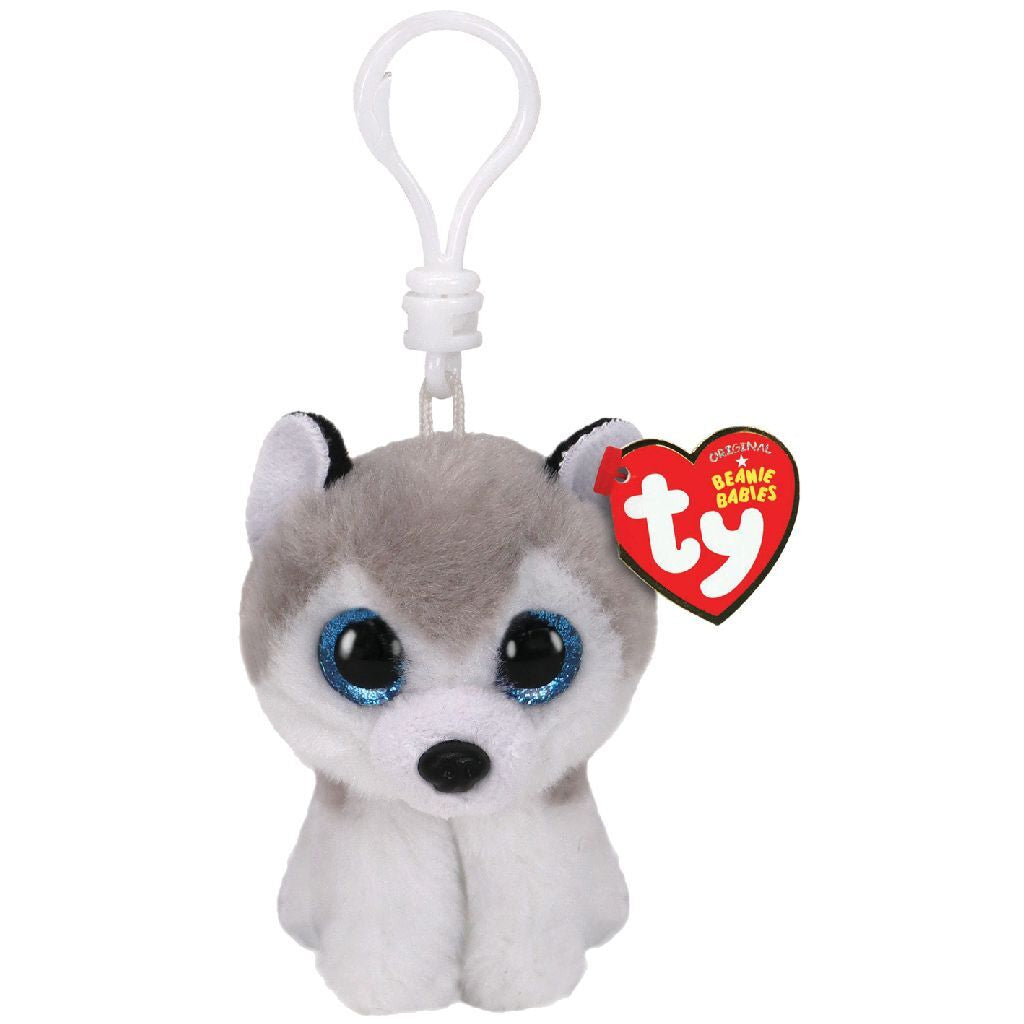 Ty Beanie Babies Clip Husky Hug Buff 7 cm