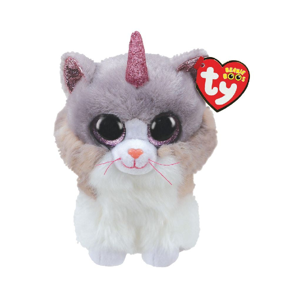 TY TY Beanie Boos Cuddly Toy Cat Asher 15 cm