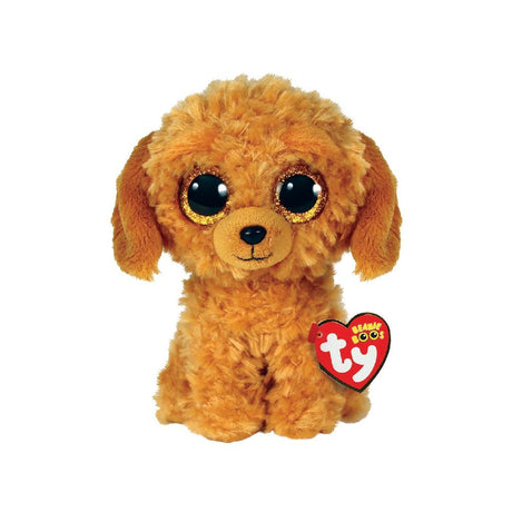 Ty - krammedyr - beanie boos - gylden doodle hund - 15cm