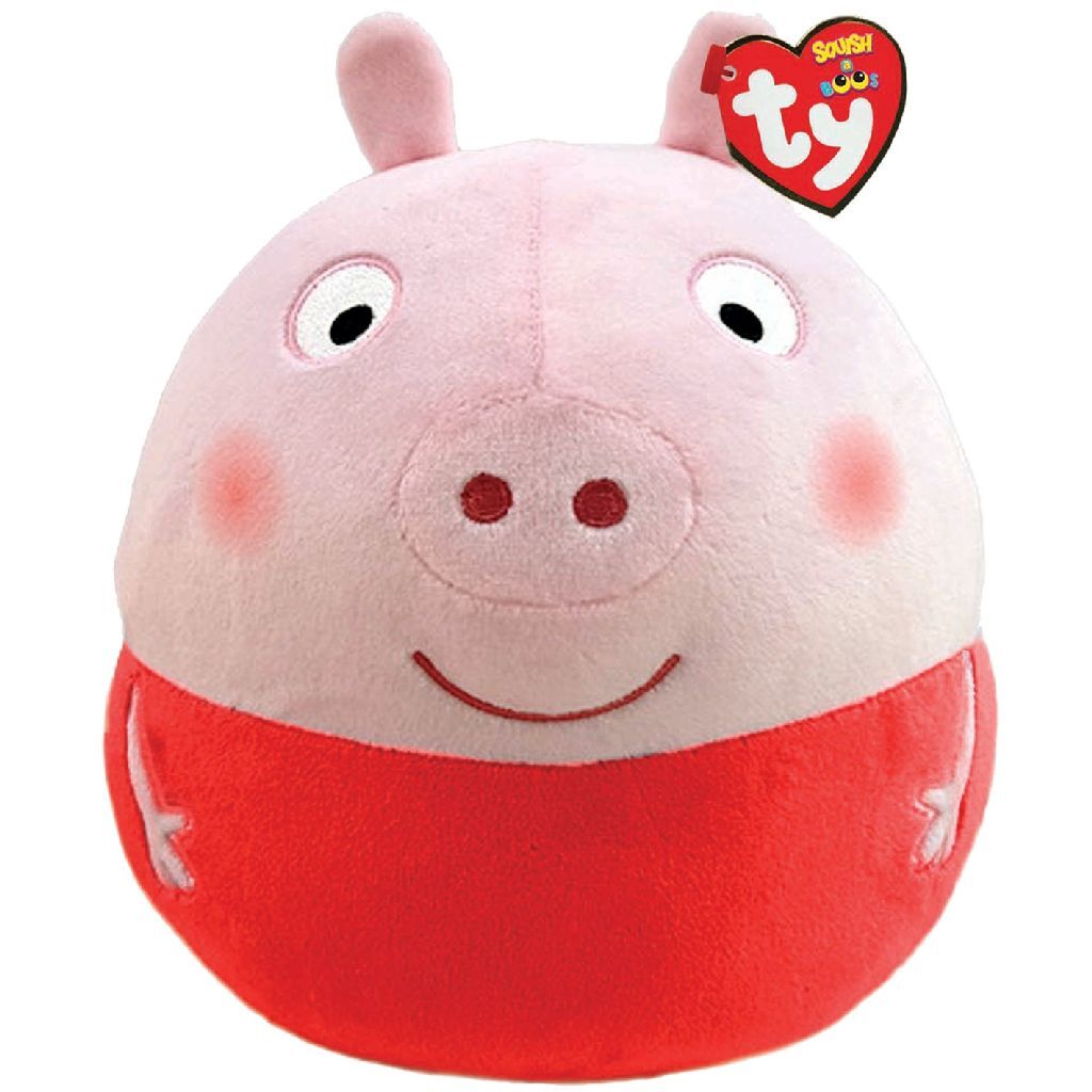 Ty squish a boo krammepude peppa pig peppa 31 cm