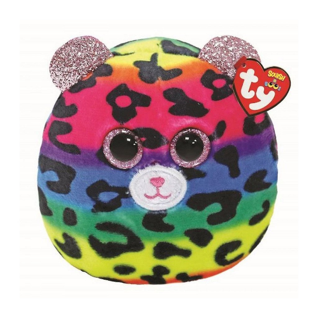 Ty squish a boo nuttet pude leopard prik 8 cm