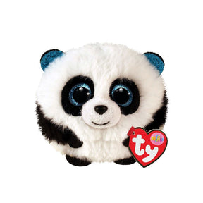 Ty puffies krammebold panda bambus 10 cm