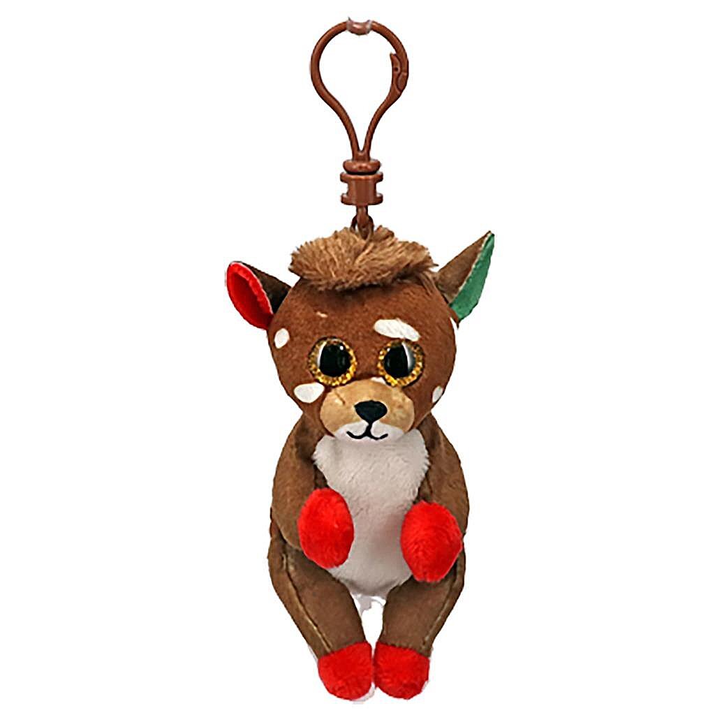 Ty Beanie Boos klip krammedyr rensdyr Juno 7 cm