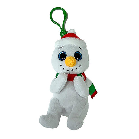Ty Beanie Boos klips krammetøj snemand brrrnard 7 cm