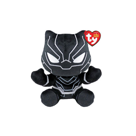 Ty beanie babyer marvel krammelegetøj sort panter 15 cm