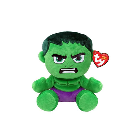 Ty beanie babyer marvel hulk soft 15 cm