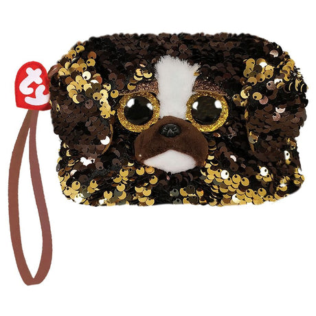 Ty modepung hund brutus 13 cm brun guld