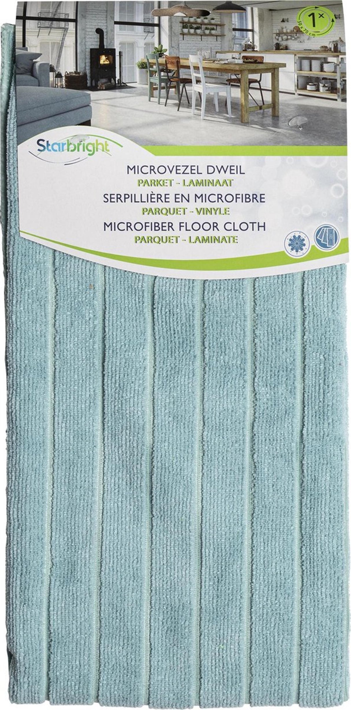 Starbright moppe til parket og laminat 50x70cm