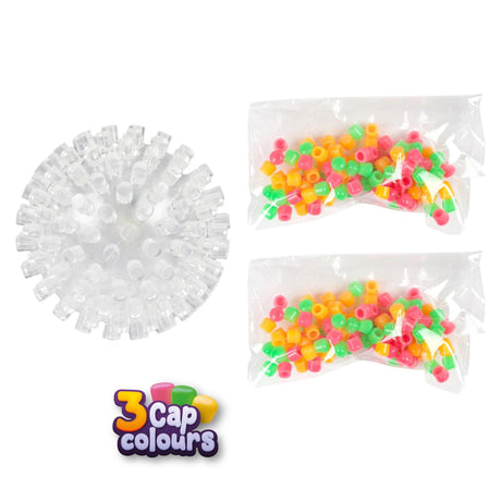 Toi-toys fun maak je eigen stuiterbal 6,5cm met licht