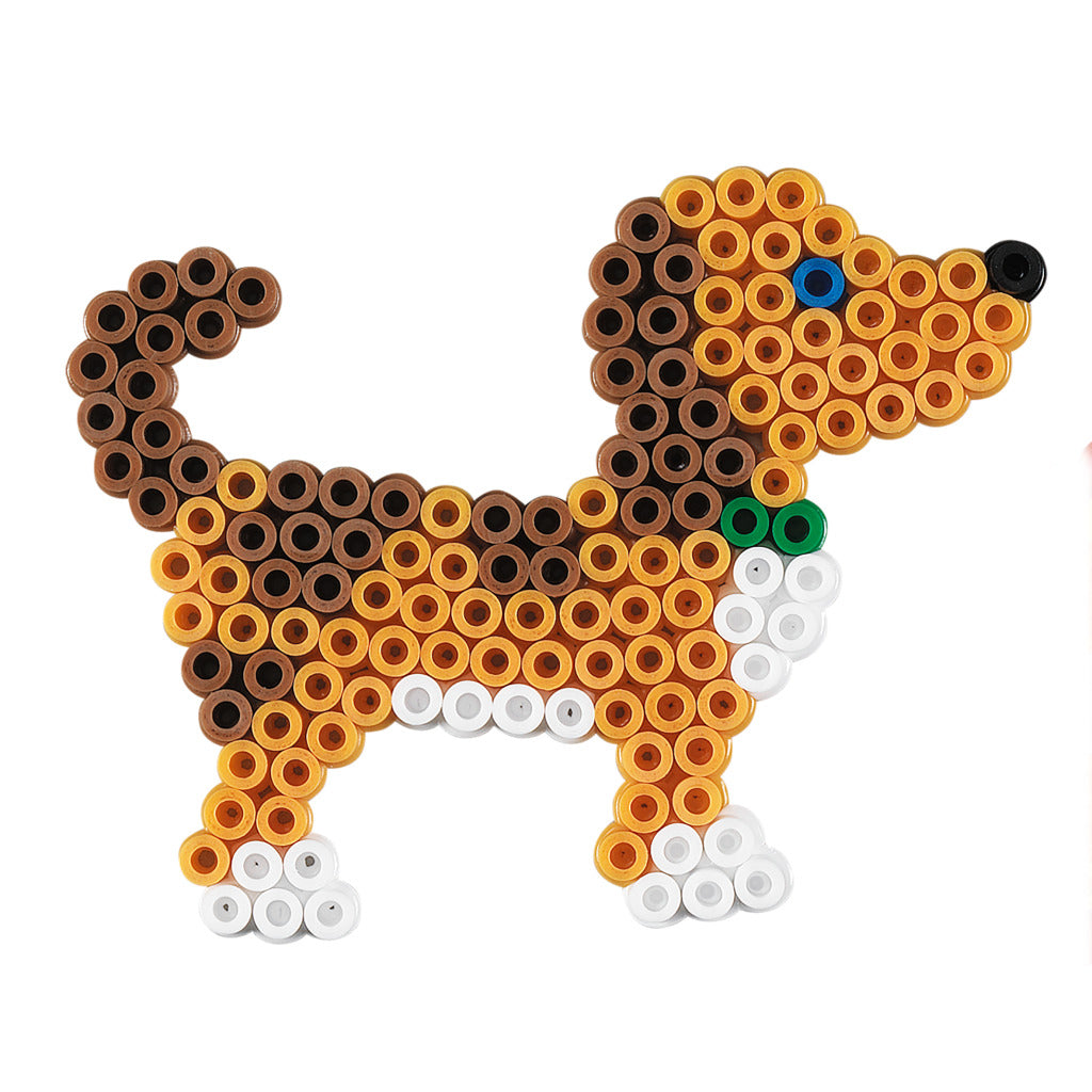 Hama jern på perler sat i potte 7000 stk blå