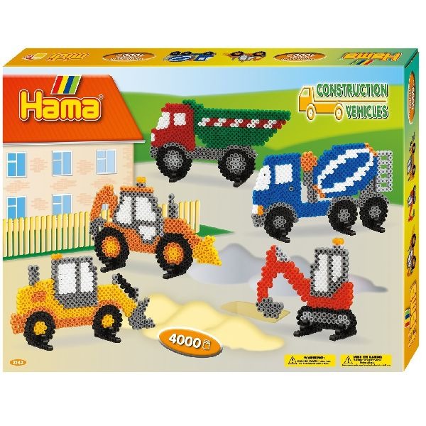 Hama strygeperler arbejdskøretøjer 4000 stk