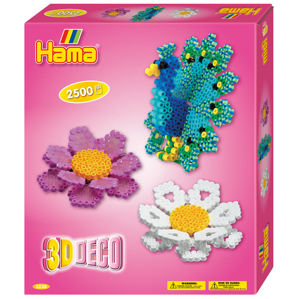 Hama strygeperler 3D deco 2500 stk