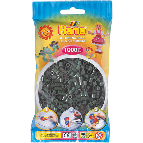 Hama Iron perles 1000 stykker mørkegrøn