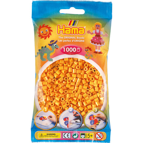 Hama stryge perler plys gul 1000 stk