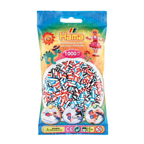 Hama strygeperler 1000 stk., 2 farvede blandede